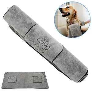 prosop cu uscare rapidă, prosop pentru câini, prosop de baie pentru câini, prosop din microfibră pentru câini, prosop super absorbant, prosop pentru animale de companie