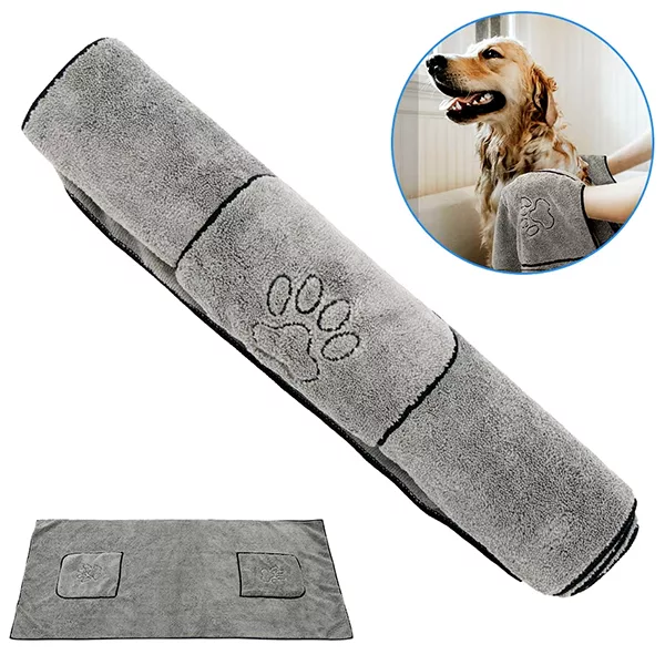 prosop cu uscare rapidă, prosop pentru câini, prosop de baie pentru câini, prosop din microfibră pentru câini, prosop super absorbant, prosop pentru animale de companie