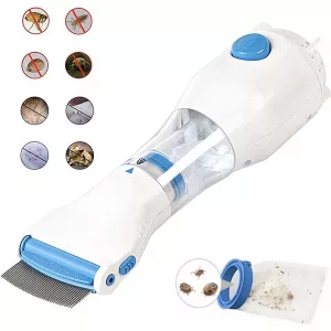 pieptene electric pentru păduchi, pieptene electric pentru purici, îndepărtător de purici