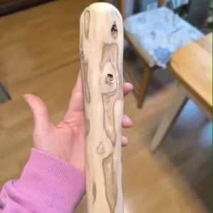 Jucărie de mestecat din lemn pentru câine primită de la clientul N****i.