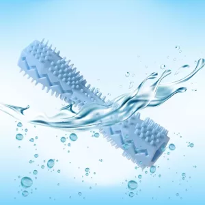 jucărie de ros pentru câini, jucărie pentru dentiție câini, jucărie periuță de dinți pentru câini, jucărie pentru curățarea dinților câinilor
