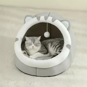 casă pentru animale de companie, pat călduros pentru pisici, cuib pentru pisici, casă pentru pisici, casă drăguță pentru pisici, iglu pentru pisici