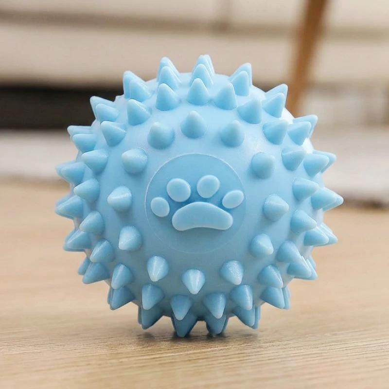 dog chew toy, spiky ball