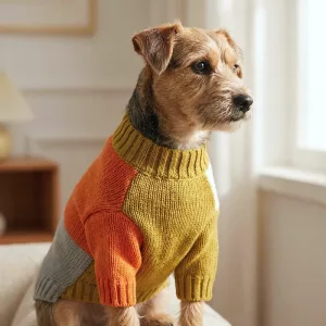 dog sweater vest, winter dog sweater, dog turtleneck sweater, warm dog jumper, dog warm sweater, cute dog jumper